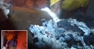 Hero Mississippi neighbor digs through smouldering wreckage with his hands to rescue boy, 4, trapped in house fire