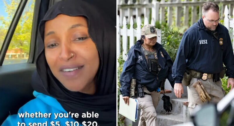 Ilhan Omar reemerges to beg supporters for cash as probe into her immigration status intensifies