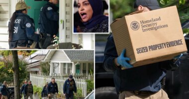 Ilhan Omar's cellphone, passport among items taken in home raid as feds try to build case to deport her