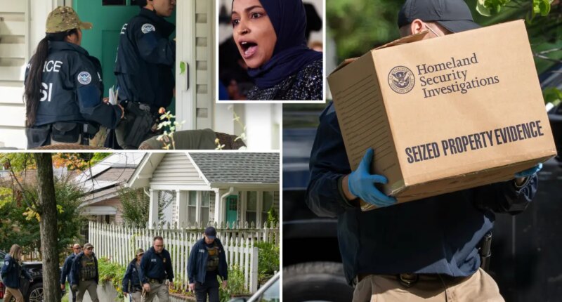Ilhan Omar's cellphone, passport among items taken in home raid as feds try to build case to deport her