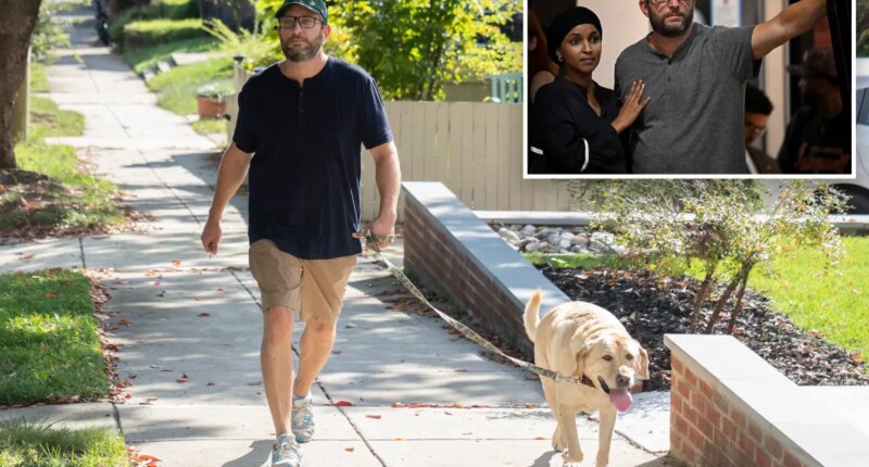 Ilhan Omar's husband snaps over allegations she fled US after DC home was raided by feds
