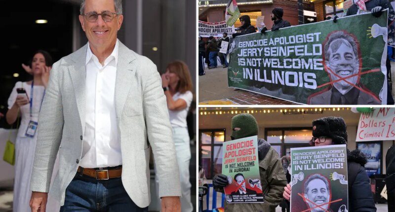 Jerry Seinfeld calls out radical anti-Israel hecklers after chaotic stunt backfires