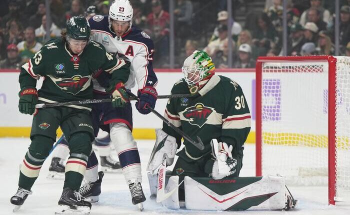 Kaprizov, Wallstedt carry the Wild past the Blue Jackets, 2-1