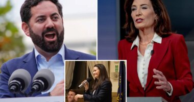 Kathy Hochul deflects blame after Cait Conley’s Mike Lawler diss