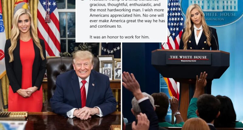 Katie Zacharia praises Trump on Instagram after being fired as press secretary