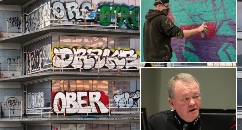 LA city employee charged as part of sprawling graffiti spree