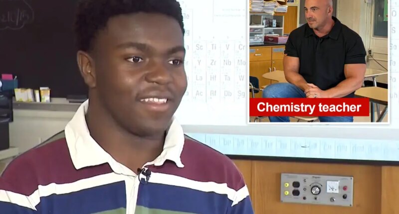LI student JoJo Yawson aces chemistry Regents exam to win teacher's 25-year-old challenge for $100