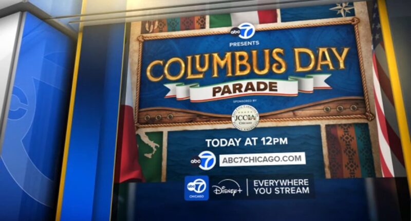 LIVE: 2026 Chicago Christopher Columbus Day parade steps off Monday at Dearborn, Wacker in Loop; watch coverage on ABC7