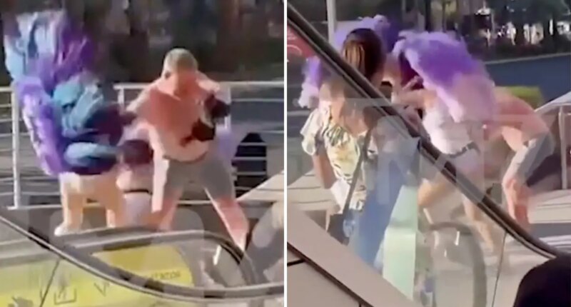 Las Vegas phony showgirls attack pair of tourists over 20 on Strip