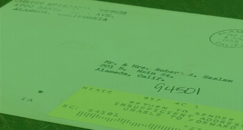 Letter returned by post office after finally giving up after 71 years