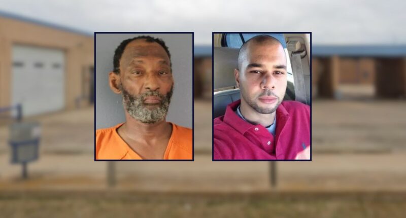 Billy Buford and Douglas Smitherman appear inset, left to right, against a car wash in Oklahoma.