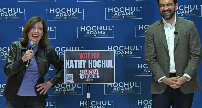 Mayor Mamdani and Gov. Hochul team up to bash Trump, Bruce Blakeman, at campaign rally