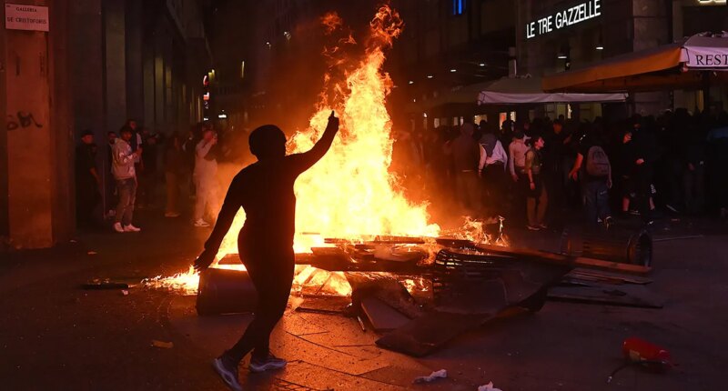 Meloni condemns ‘gangs of thugs’ after protests turned violent across Italy