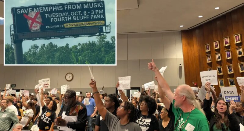 Memphis city council meeting erupts into chaos over vote on Musk data centers