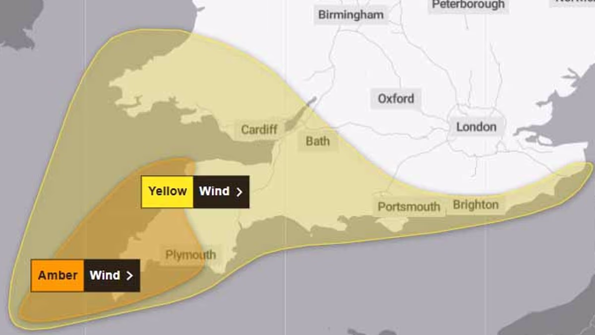 Met Office Amber Warning: Storm Austen May Bring 80mph Winds
