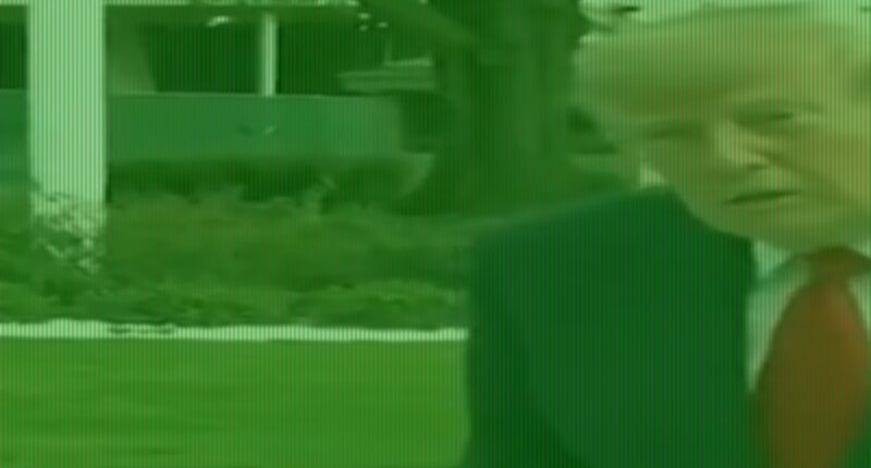 Moment stunned Donald Trump discovers legendary Chicago Bears coach Mike Ditka has died as President pays tribute to his 'big supporter'
