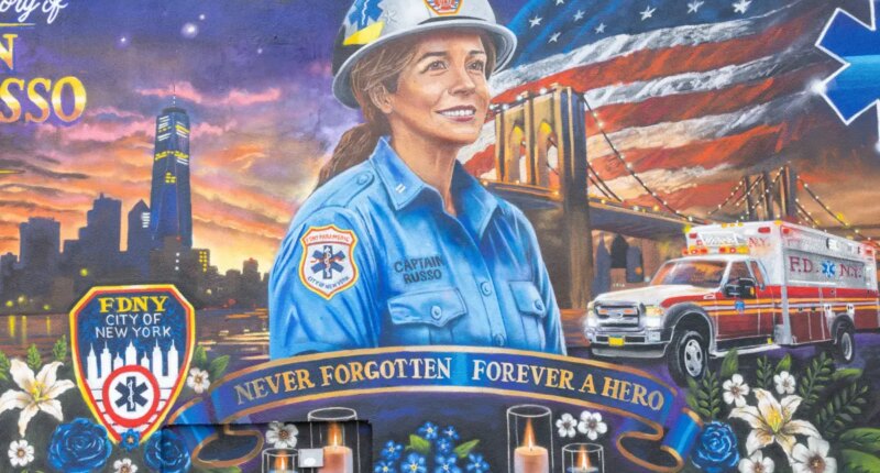 Mural honors Queens FDNY capt. brutally slain in random stabbing