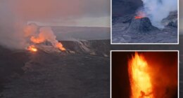 Nearly 100 earthquakes shake Hawaian volcano Kīlauea