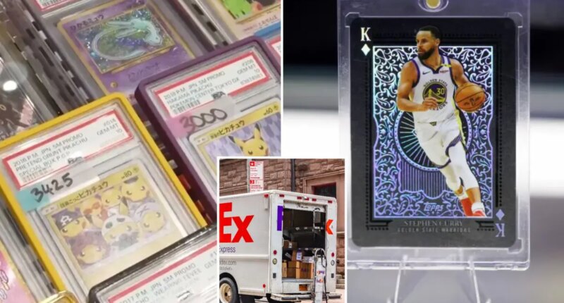 Nearly $1M in sports and Pokemon cards stolen from FedEx truck