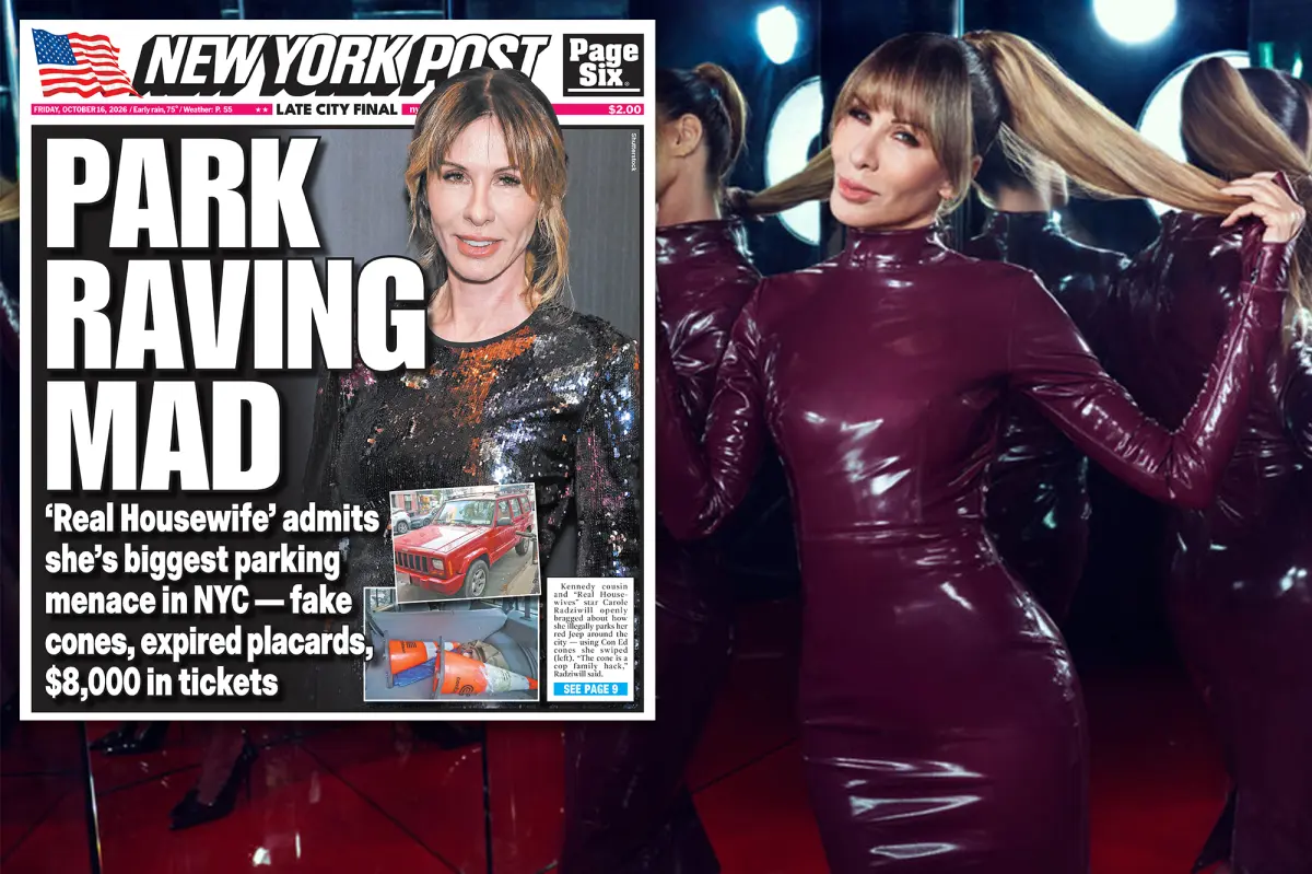Carole Radziwill Vows to Buy Every Post Copy Over Parking Fines