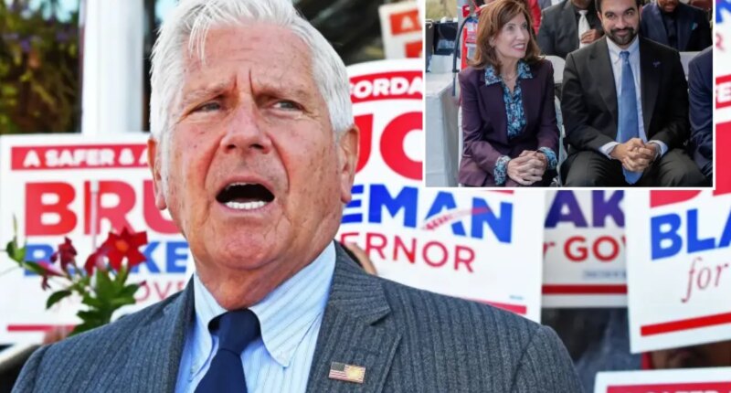 Republican Bruce Blakeman says rival Kathy Hochul stumping with Zohran Mamdani will be 'boost' to his campaign