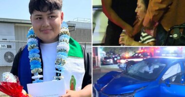 Robbery suspect hunted after teen killed in South LA hit-and-run