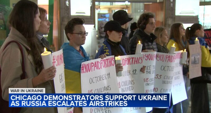 Russia-Ukraine war news: Chicago protest held to urge continued US support for Ukrainians amid escalating Russian strikes