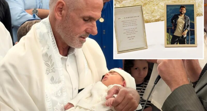 Slain Israeli hostage Almog Sarusi's parents welcome baby boy born from egg frozen 25 years ago