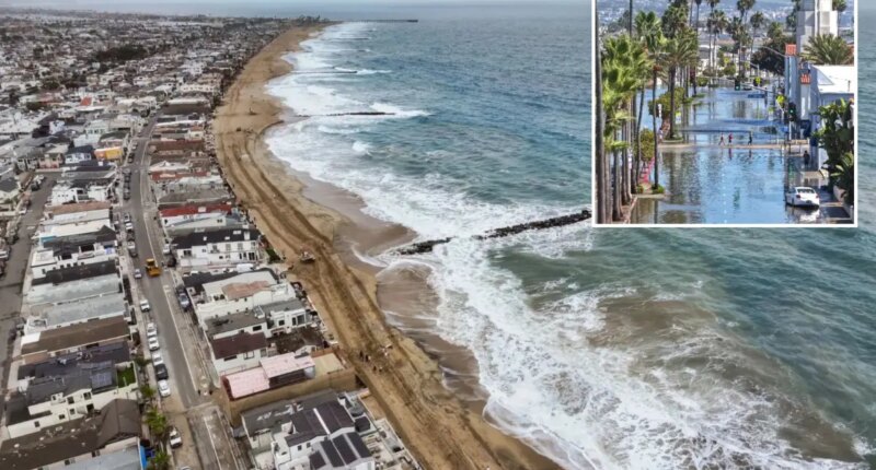 SoCal beach city declares coastal emergency ahead of King Tides peak