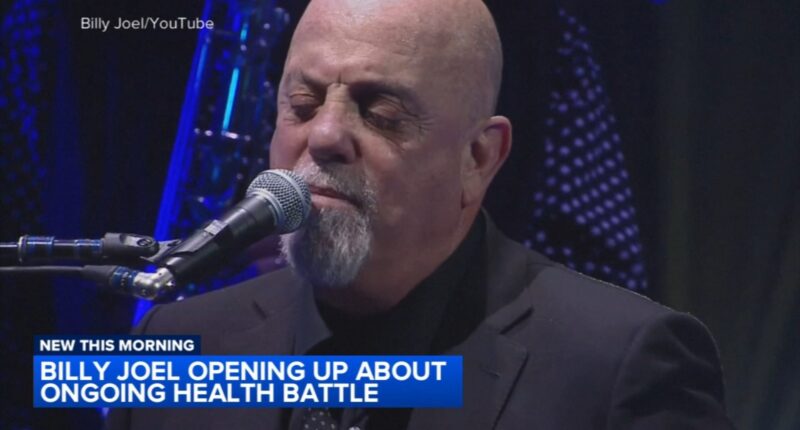 The 'Piano Man' Billy Joel says he can't drive, perform in new health update