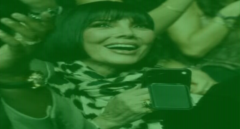 Timothee Chalamet cheers with Kris Jenner as Kylie makes her VS debut