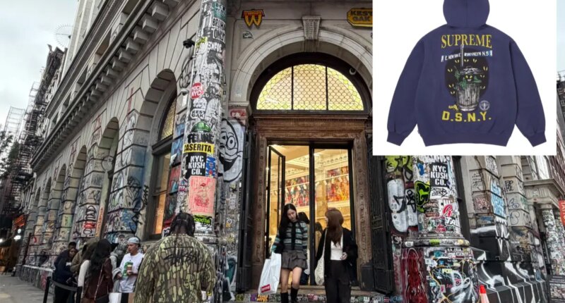 Trendy streetwear brand Supreme strikes NYC merchandise deal