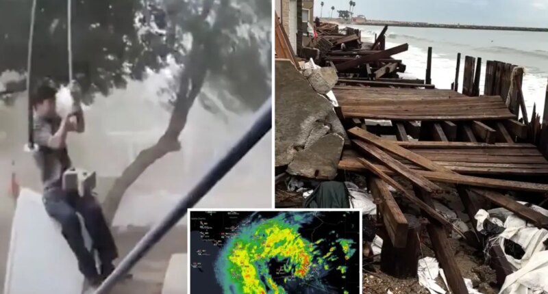 Tropical Storm Rachel rips apart SoCal boardwalk, mandatory evacuation ordered