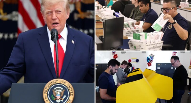 Trump DOJ warns California after suspected noncitizen voters
