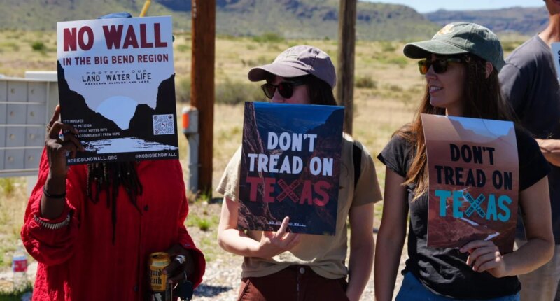 Trump administration asks Supreme Court to allow border wall construction to resume in Big Bend region