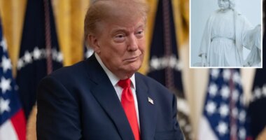 Trump claims 'days of plunder' are over in spicy Columbus Day post bashing Dems for statue hysteria