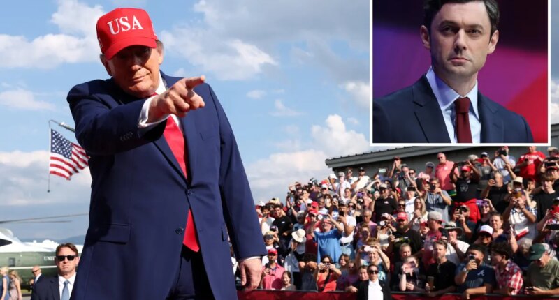 Trump mocks Jon Ossoff over campaign spending on makeup: ‘He goes full bore’ 