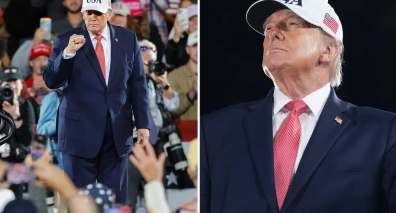 Trump speaks for nearly 2 hours at North Carolina midterm rally -- says he's 'working like a dog' to get Republicans elected
