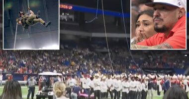 UTSA game went completely silent after Air Force commando's fatal 170-foot plunge from rafters
