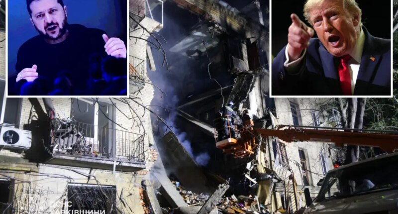 Ukraine got no warning about latest Russian strikes on Kyiv, Zelensky says after latest Trump critique