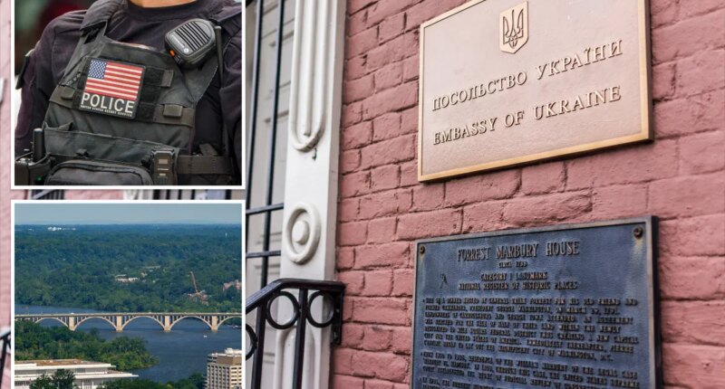Ukrainian embassy in DC evacuated, Key Bridge closed over bomb scare