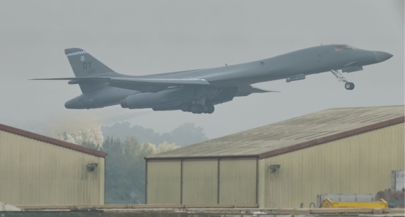 United States Air Force removes all bombers from British air base targeted by a suspected terror attack