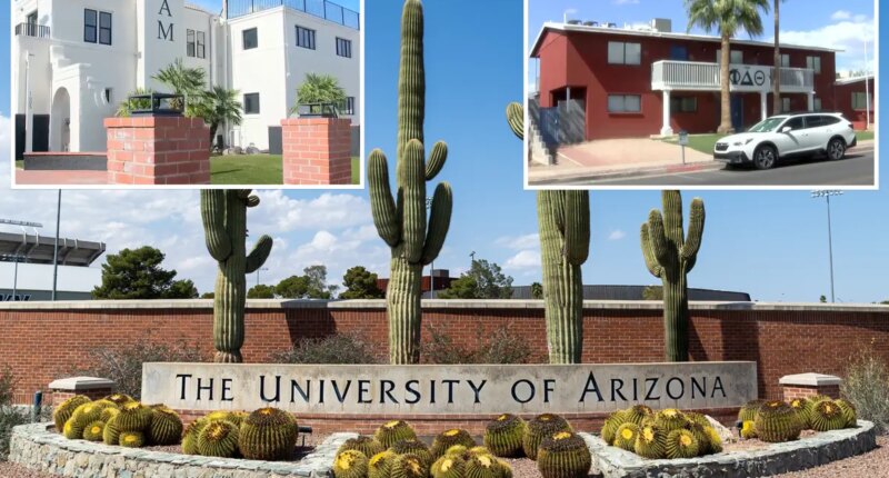 University of Arizona halts fraternity activities following ‘egregious’ misconduct allegations