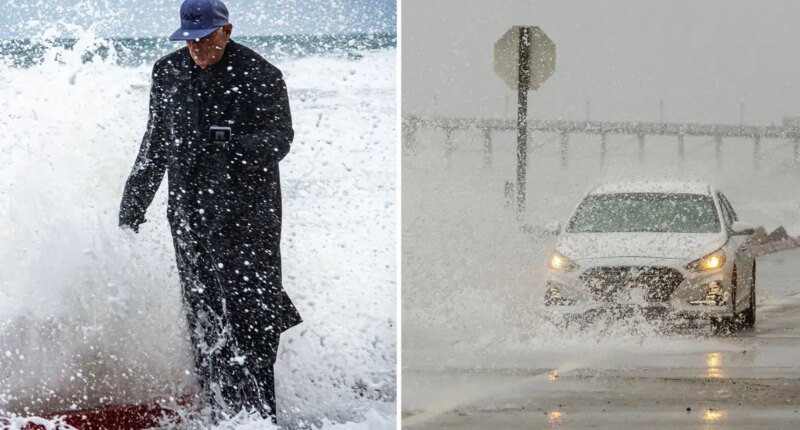 Urgent flood alert issued across California as monster king tides sweep in
