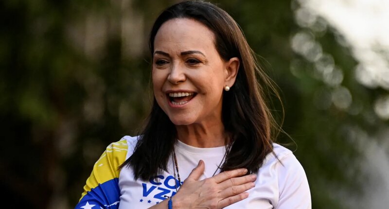 Venezuelan opposition leader María Corina Machado makes surprise return home after nearly a year abroad