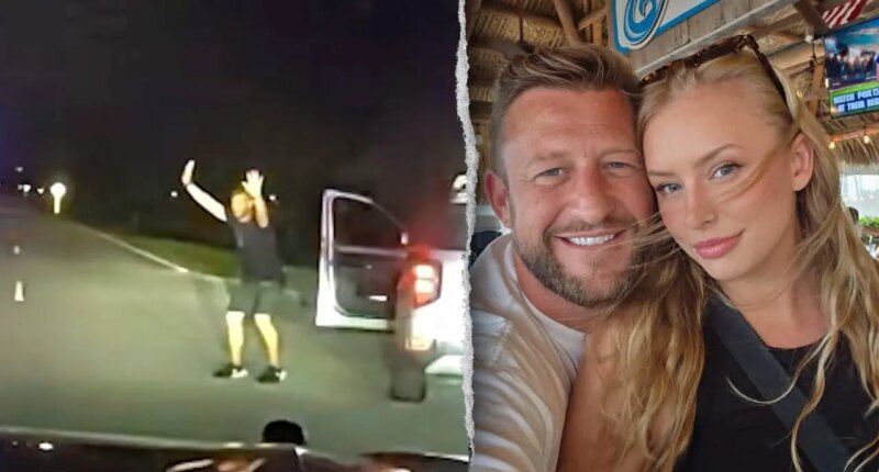 WATCH: Bodycam shows arrest of man who allegedly hunted younger girlfriend down at bar, shot and ran her over