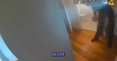 Virginia cops crawl through burning house to save man trapped in fire