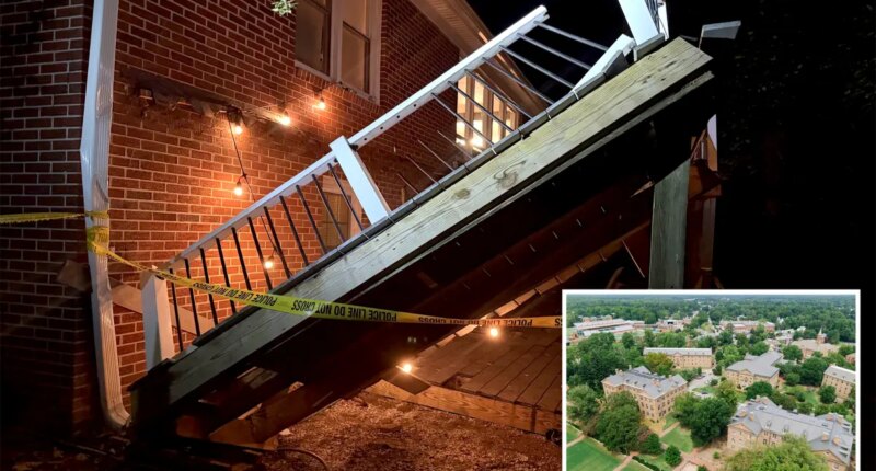 William & Mary homecoming party turns to chaos as deck collapses, leaving at least 28 people injured