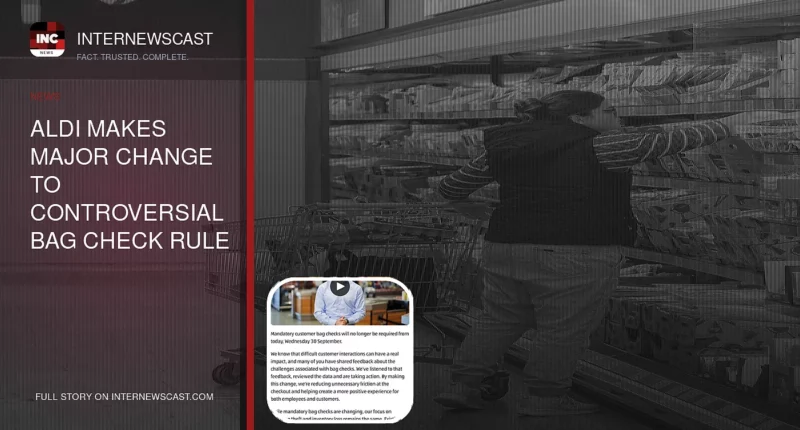 Aldi Makes Major Change to Controversial Bag Check Rule