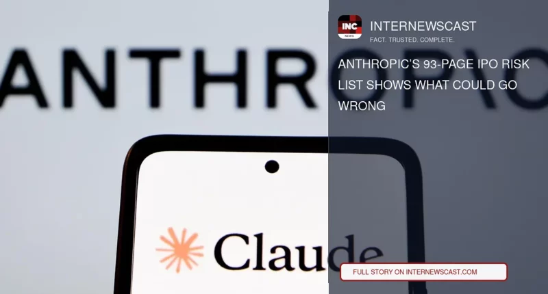 Anthropic’s 93-Page IPO Risk List Shows What Could Go Wrong